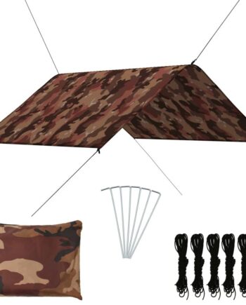 Udendørs Presenning 300  285 Camouflagefarvet Tarp Til Camping Solsejl