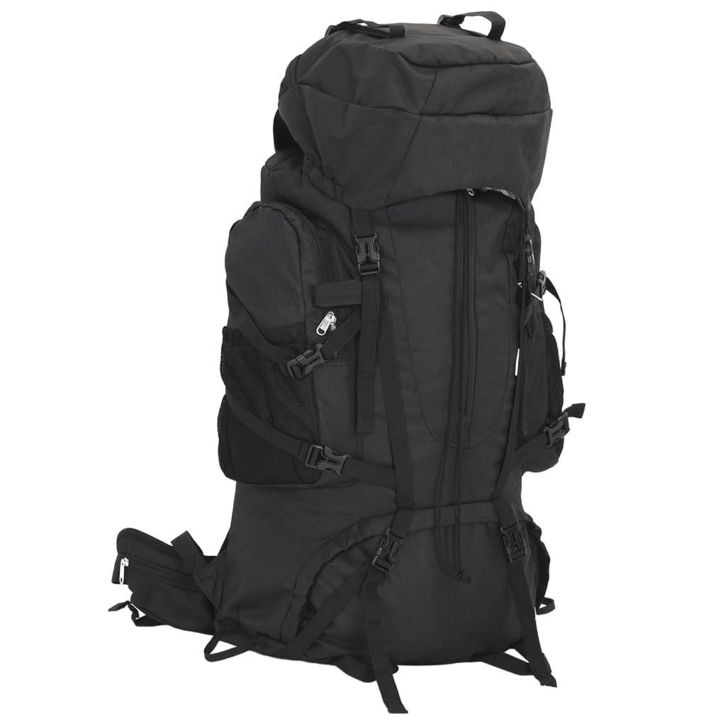 Vandretaske 100 900d Oxford Sort Rygsæk Til Trekking Camping