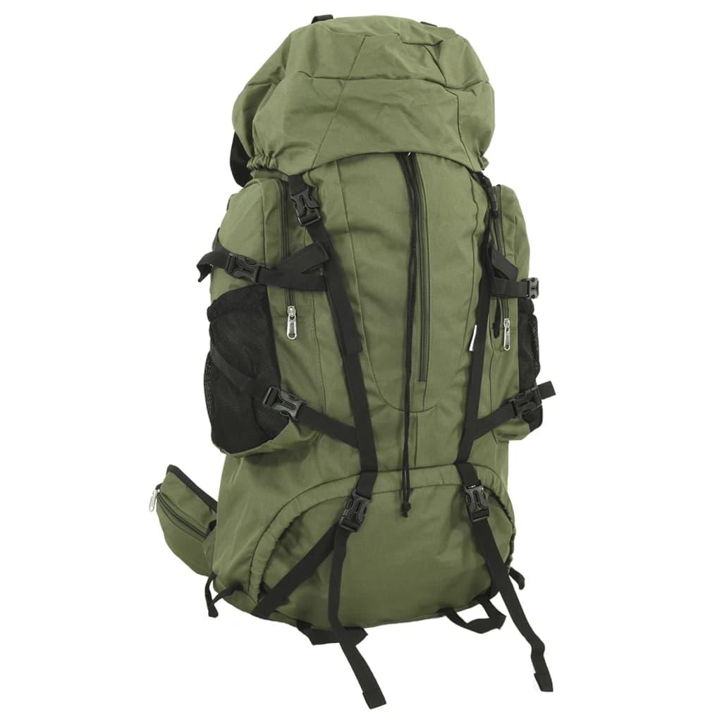 Vandretaske 100 Oxfordstof Armygrøn Rygsæk Til Trekking Camping
