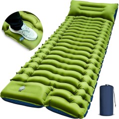 Yuzonc Selvoppustelig Campingmadras 195 Ampx2013 Tyk   Integreret Pude
