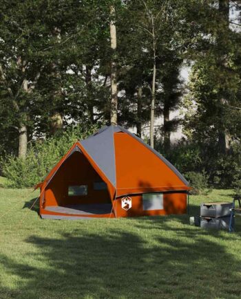 Teepee Telt Personers Grå Orange